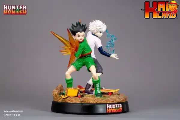 Hunter x Hunter Espada ART Studio Gon Freecss x Killua Zoldyck Resin Statue 3