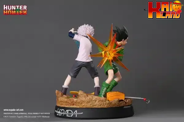 Hunter x Hunter Espada ART Studio Gon Freecss x Killua Zoldyck Resin Statue 4