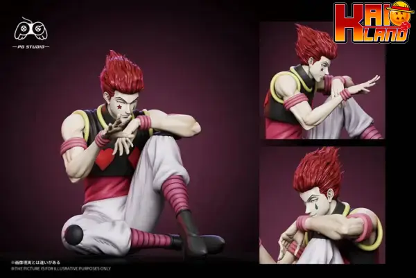 Hunter x Hunter PG studio Hisoka Sitting Resin Statue 4