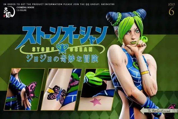 Jojos Bizarre Adventure Ling Hu Studio Jolyne Cujoh Resin Statue 6 jpg