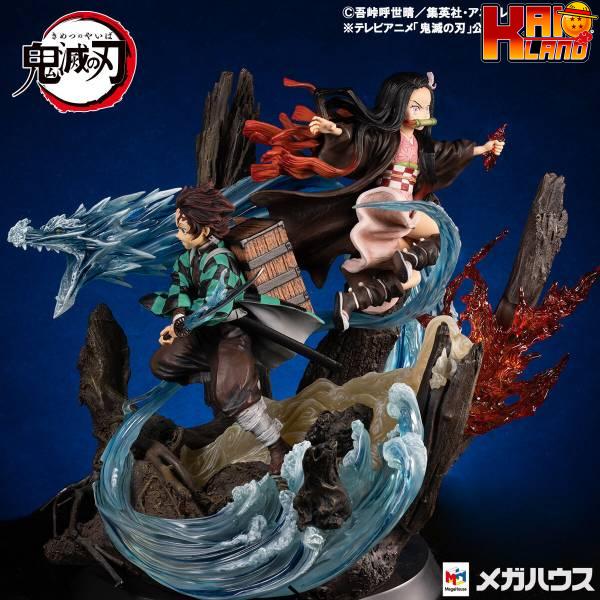 Kimetsu No Yaiba BNFIGURE Studio Kamado Tanjirou x Kamado Nezuko Licensed PVC 1