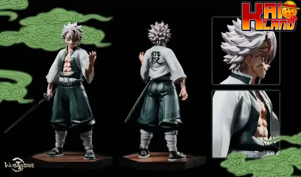 Kimetsu No Yaiba W Studio Shinazugawa Sanemi Resin Statue 3