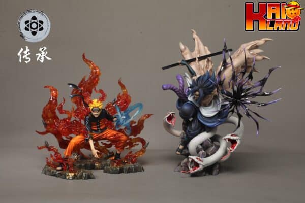 Naruto Chuan Cheng Studio Uchiha Sasuke Resin Statue 6 scaled