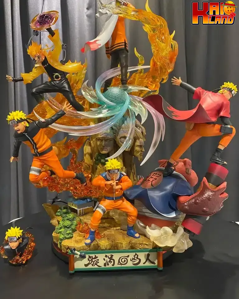 Naruto Crescent Studio The Life Of Naruto Resin Statue 1