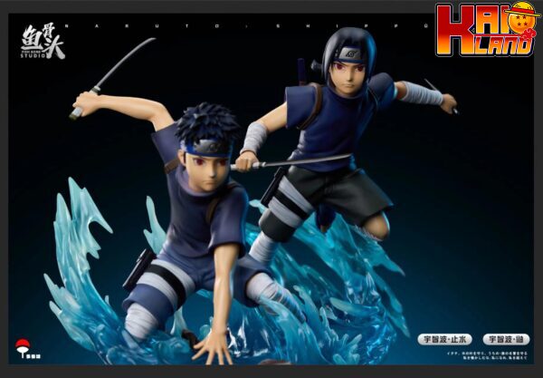 Naruto FishBones Studio Childhood Uchiha Itachi x Uchiha Shisui Resin Statue 2