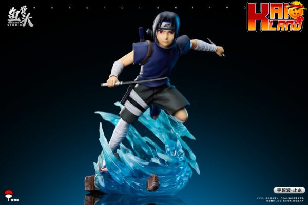 Naruto FishBones Studio Childhood Uchiha Itachi x Uchiha Shisui Resin Statue 4 scaled