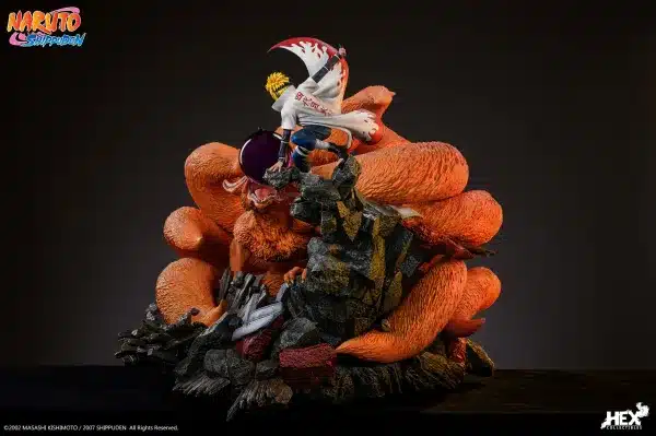 Naruto HEX Collectibles Battle of Destiny Namikaze Minato vs Kurama Licensed Resin Statue 3 jpg