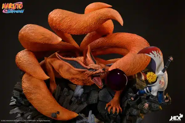 Naruto HEX Collectibles Battle of Destiny Namikaze Minato vs Kurama Licensed Resin Statue 6 jpg