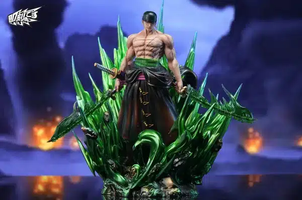 One Piece Ji Ke Studio Roronoa Zoro Resin Statue 1 scaled