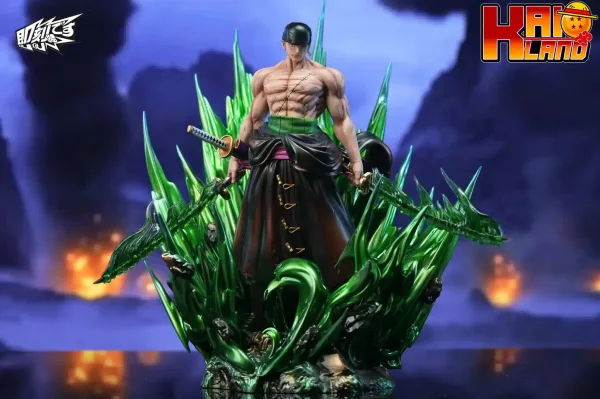 One Piece Ji Ke Studio Roronoa Zoro Resin Statue 1 scaled