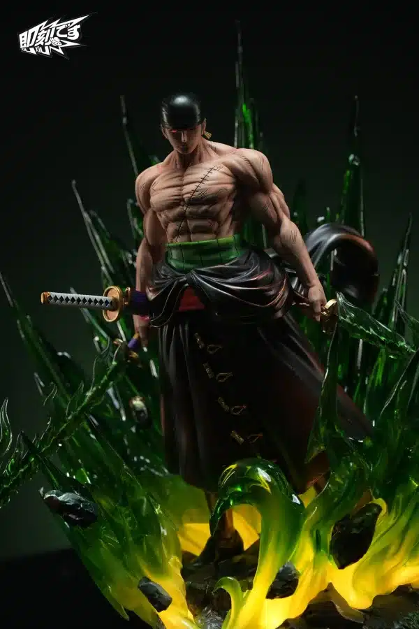 One Piece Ji Ke Studio Roronoa Zoro Resin Statue 2 scaled