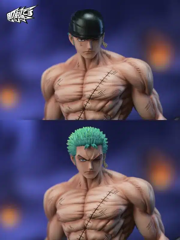 One Piece Ji Ke Studio Roronoa Zoro Resin Statue 3 scaled