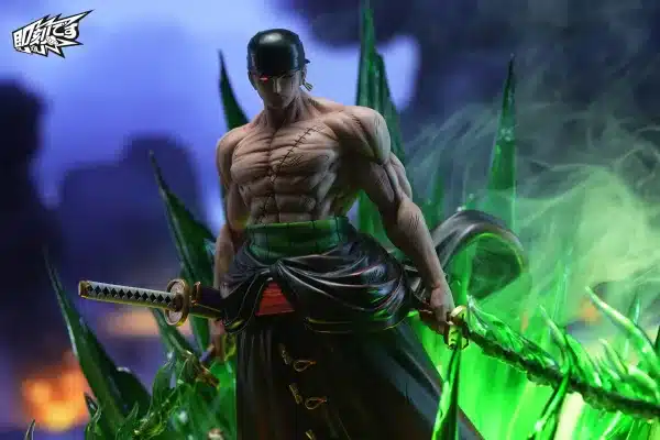 One Piece Ji Ke Studio Roronoa Zoro Resin Statue 4 scaled