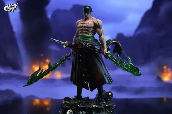 One Piece Ji Ke Studio Roronoa Zoro Resin Statue 5 scaled