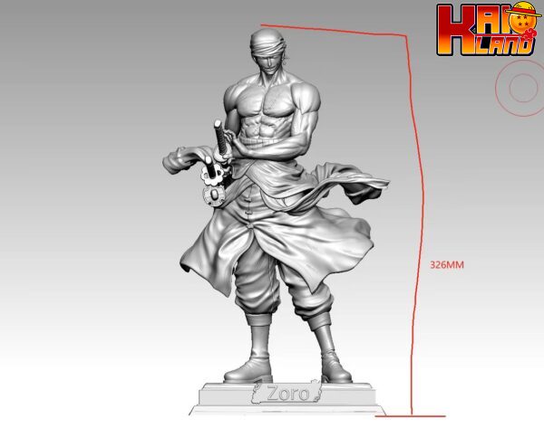 One Piece Jinshan Studio Roronoa Zoro Resin Statue 2