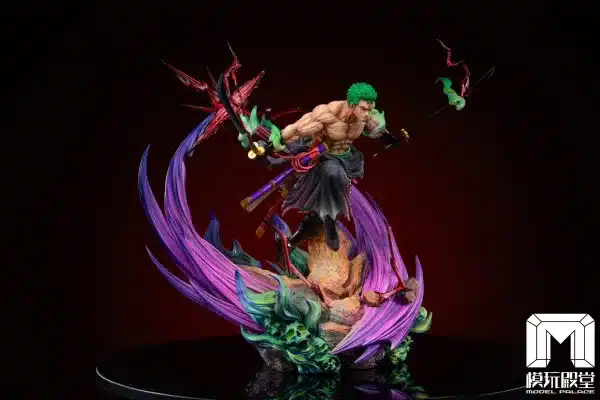 One Piece Model palace Studio Roronoa Zoro Resin Statue 5 scaled