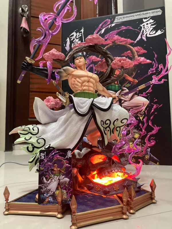 One Piece Tianji x Burning Wind Studio Roronoa Zoro Resin Statue 4