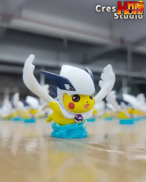 Pokemon Crescent Studio Pikachu cos Lugia Resin Statue