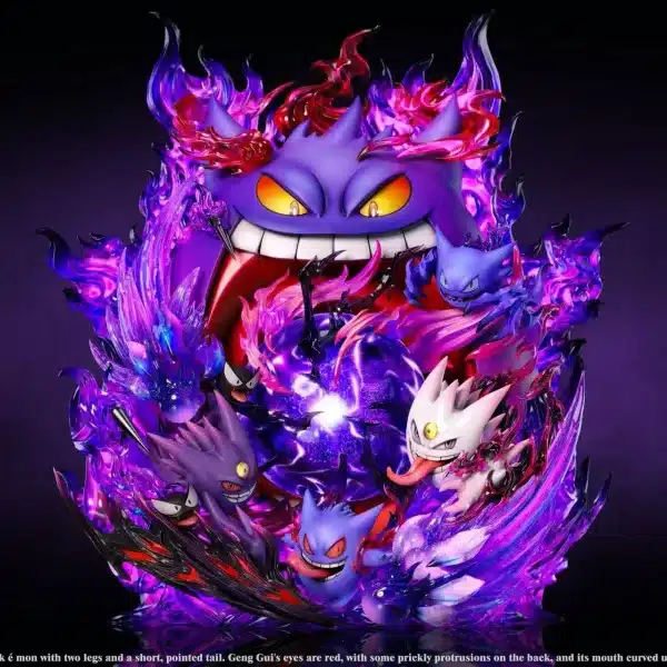 Pokemon EMO Studio Gengar Resin Statue 1