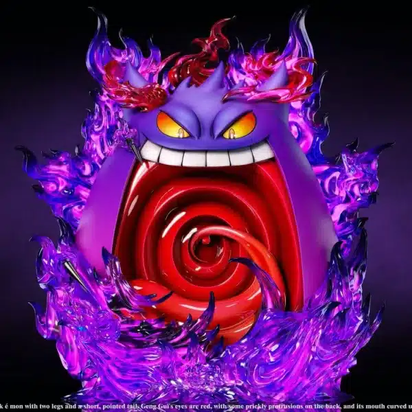 Pokemon EMO Studio Gengar Resin Statue 2