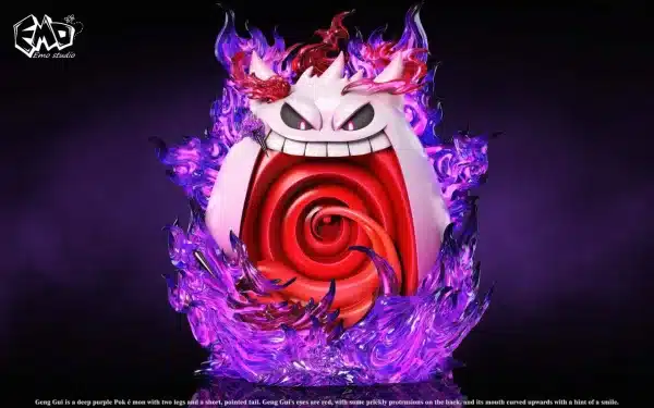 Pokemon EMO Studio Gengar Resin Statue 6