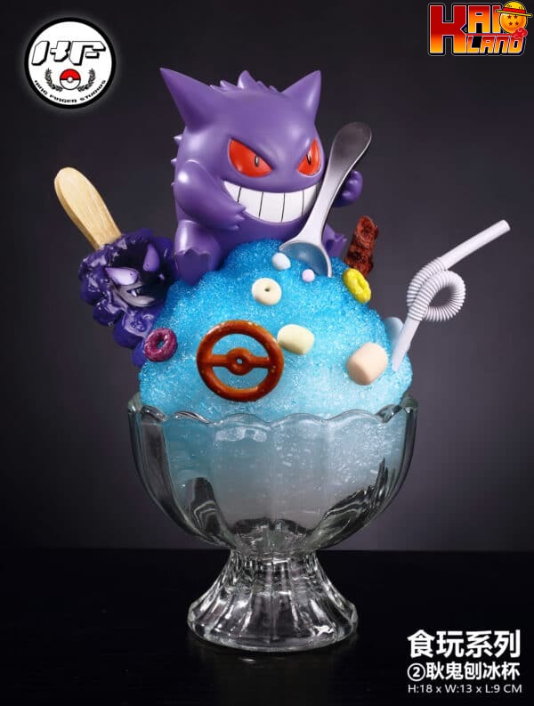 Pokemon KingFinger Studio Gengar Shaved Ice Cup Resin Statue 1 scaled