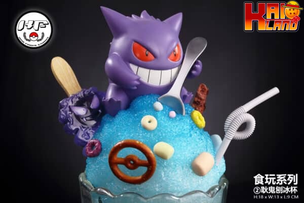 Pokemon KingFinger Studio Gengar Shaved Ice Cup Resin Statue 3 scaled