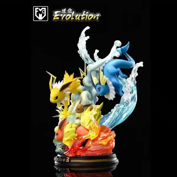 Pokemon MFC Studio Evolution of Eevee Resin Statue 2 jpg