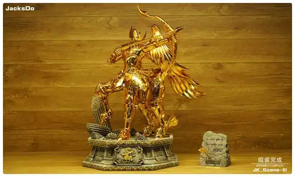 Saint Seiya JacksDo Sagittarius Gold Cloths Resin Statue 1 jpg