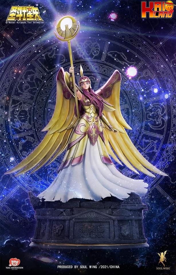 Saint Seiya Soul Wing Athena Armored Licensed Resin Statue 1