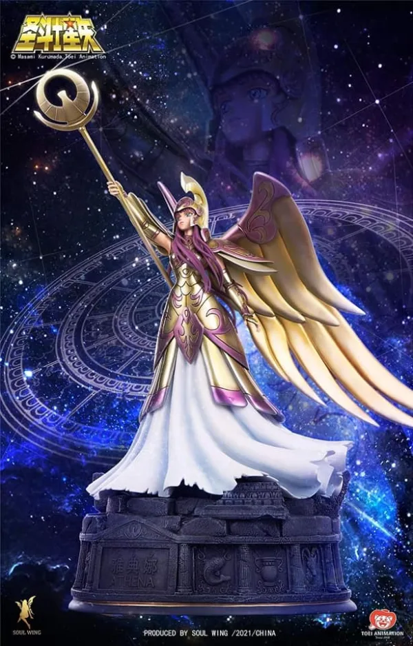 Saint Seiya Soul Wing Athena Armored Licensed Resin Statue 2