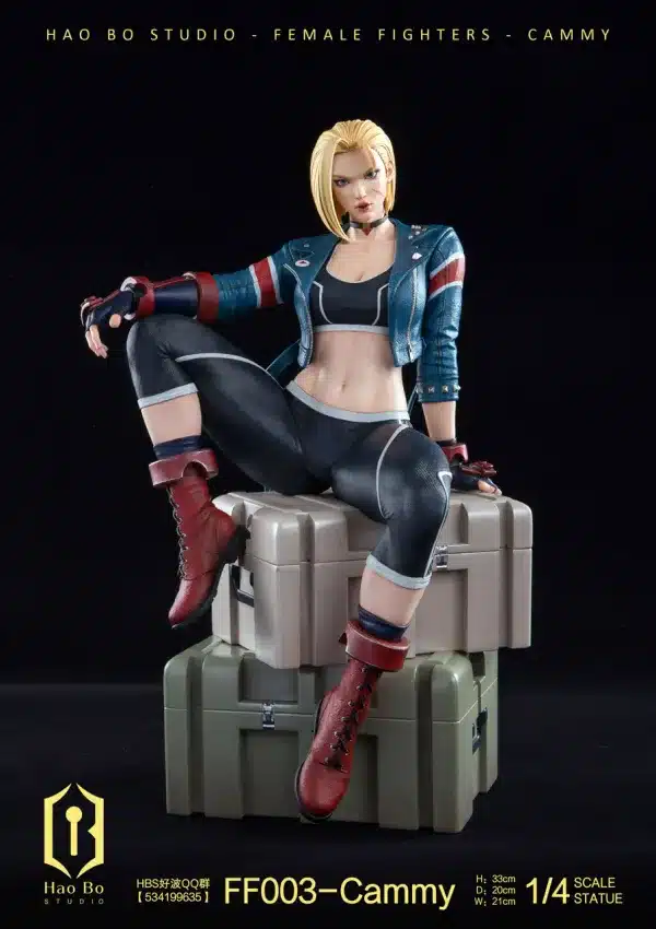 Street Fighter HaoBo Studio Cammy Resin Statue 1 jpg