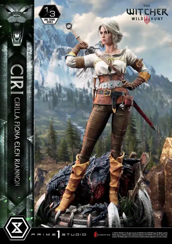 The Witcher 3 Prime 1 Studio Museum Masterline Wild Hunt Ciri Fiona Elen Riannon Licensed Resin Statue 2