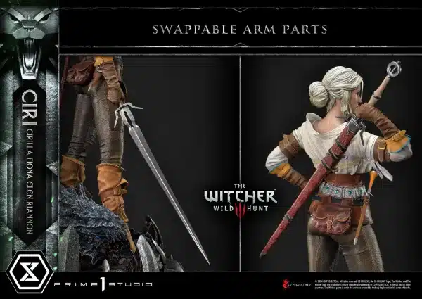 The Witcher 3 Prime 1 Studio Museum Masterline Wild Hunt Ciri Fiona Elen Riannon Licensed Resin Statue 4