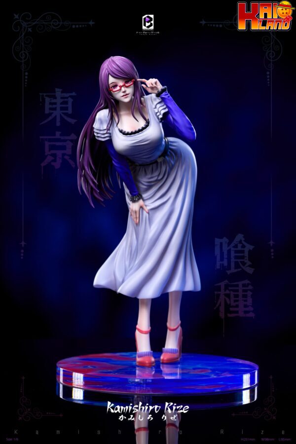 Tokyo Ghoul Black And White Studio Rize Kamishiro Resin Statue 3