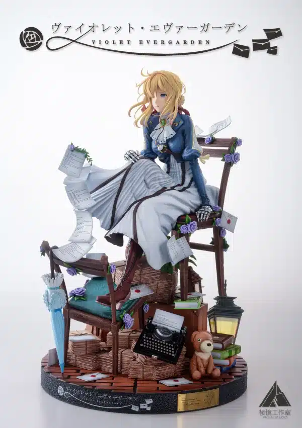 Violet Evergarden PRISM Studio Violet Resin Statue 1 scaled