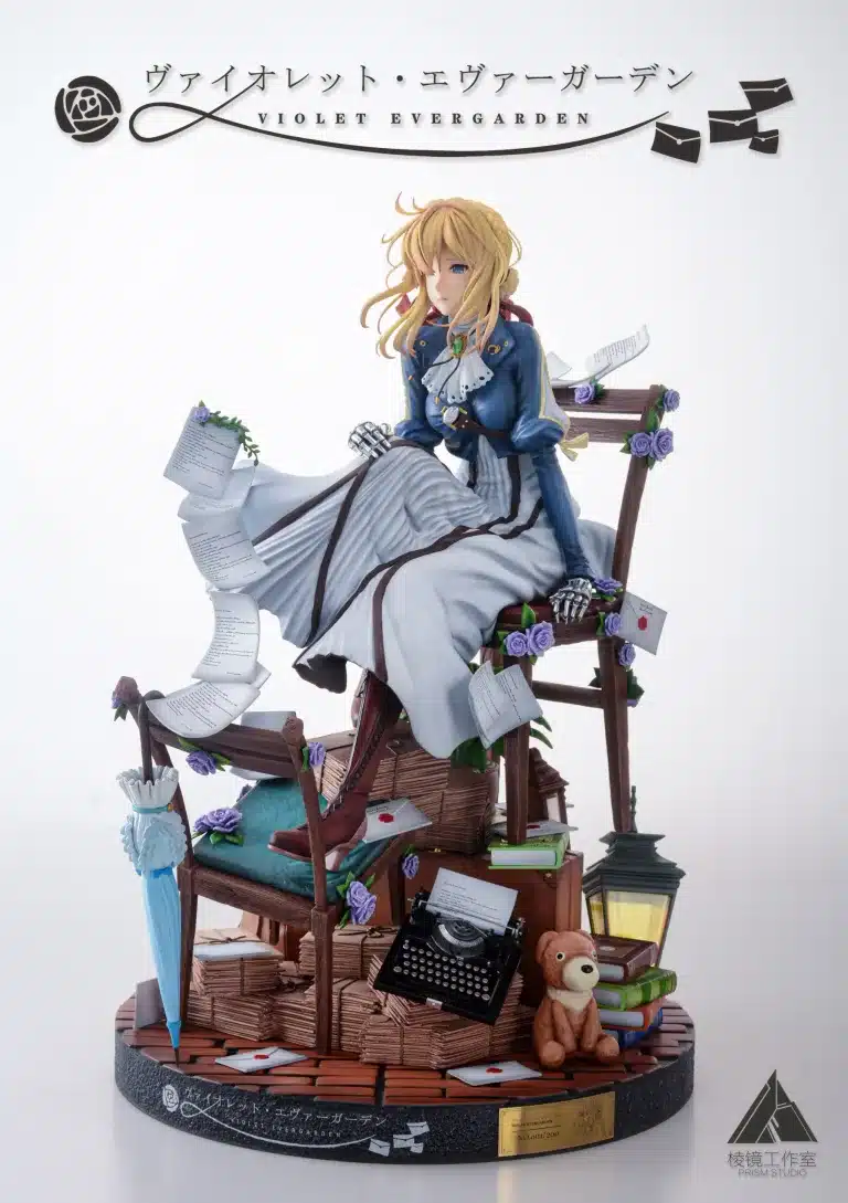 Violet Evergarden PRISM Studio Violet Resin Statue 1