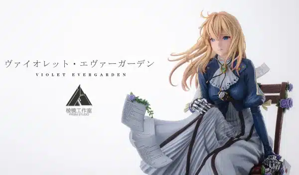 Violet Evergarden PRISM Studio Violet Resin Statue 2 scaled