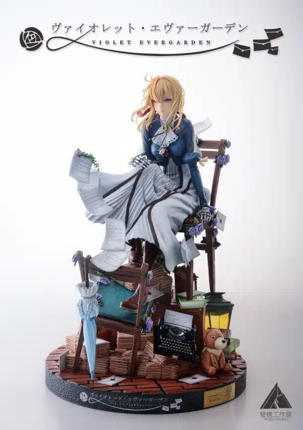 Violet Evergarden PRISM Studio Violet Resin Statue 4 scaled