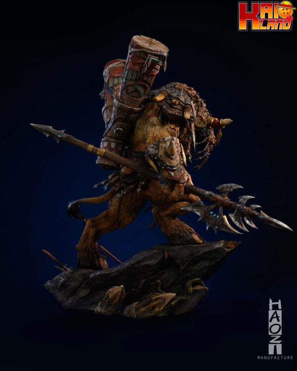 World of Warcraft Haozi Studio Cairne Bloodhoof Resin Statue 3