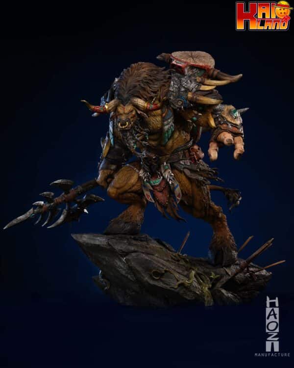 World of Warcraft Haozi Studio Cairne Bloodhoof Resin Statue 7