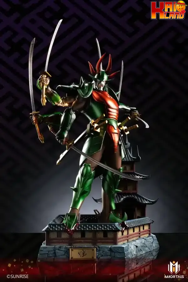 Yoroiden Samurai Troopers Immortals Studio Naaza Licensed Resin Statue 1 scaled