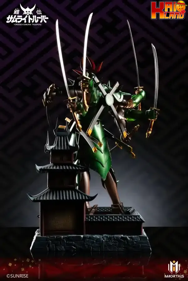 Yoroiden Samurai Troopers Immortals Studio Naaza Licensed Resin Statue 2 scaled