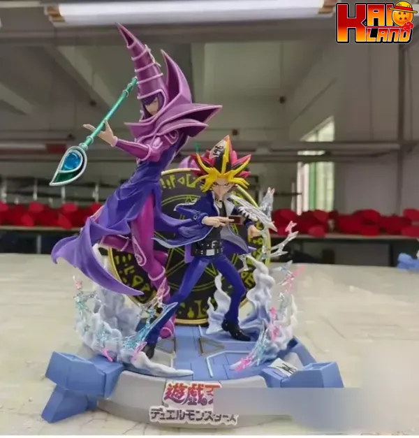 YuGiOh IKS Yugi x Dark Magician Resin Statue 2