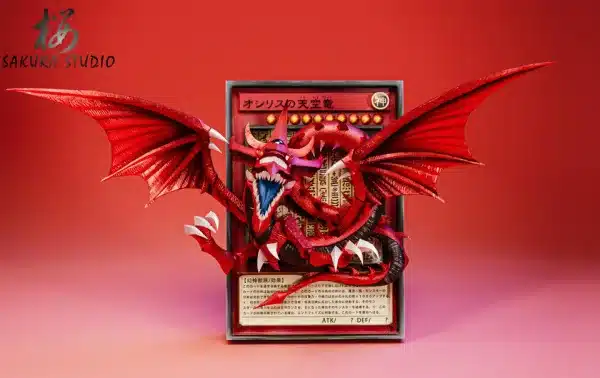 YuGiOh Sakura Studio Egyptian God Photo Frame Resin Statue 6 jpg