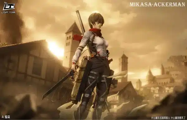 Attack On Titan Light Team Studio Mikasa Ackerman Resin Statue 2 jpg