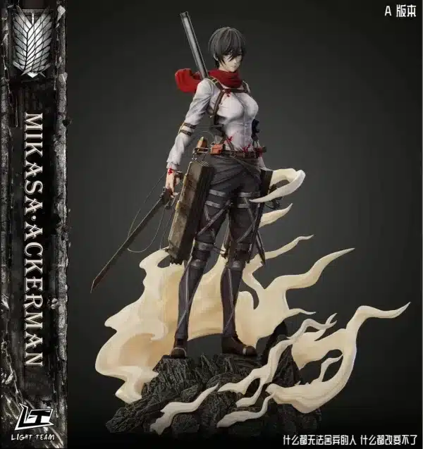 Attack On Titan Light Team Studio Mikasa Ackerman Resin Statue 4 jpg