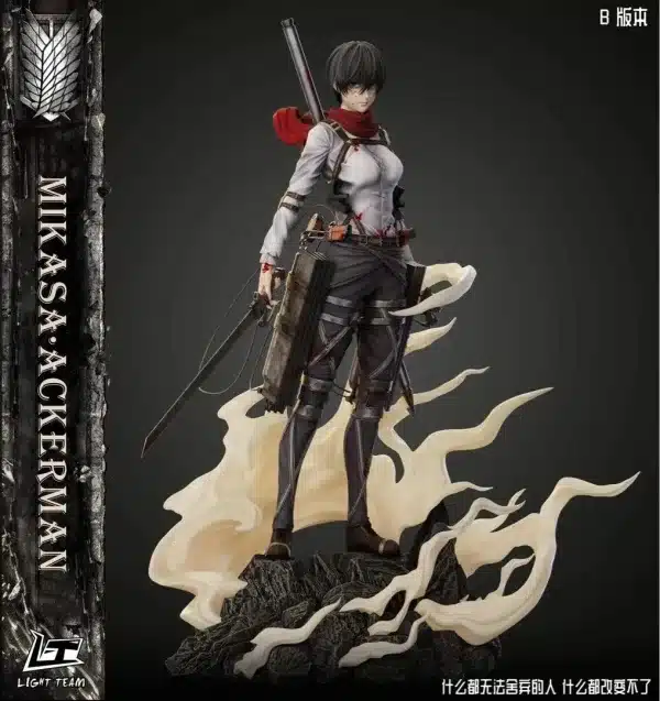 Attack On Titan Light Team Studio Mikasa Ackerman Resin Statue 5 jpg