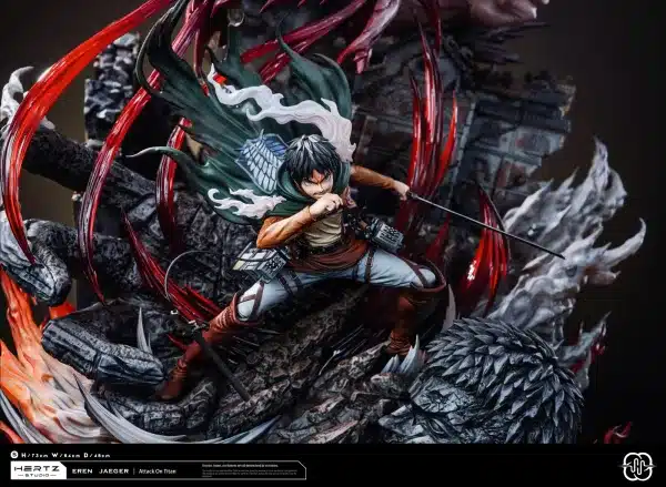 Attack on Titan Hertz Studio Eren Jaeger Resin Statue 4 1