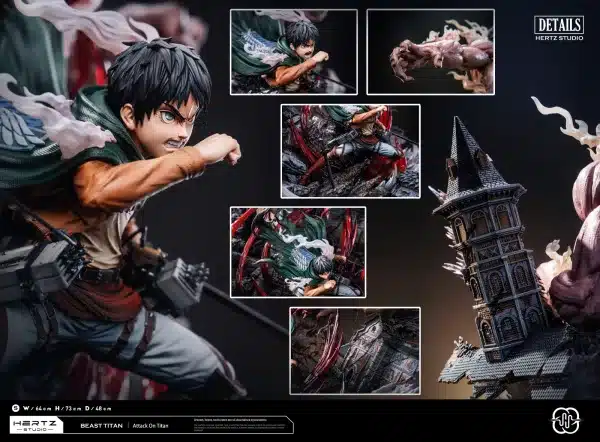 Attack on Titan Hertz Studio Eren Jaeger Resin Statue 6